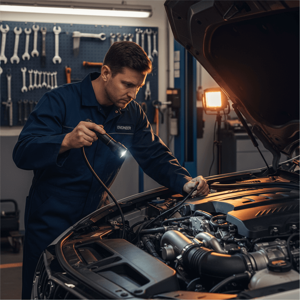 Prueba de emisiones y condición del motor